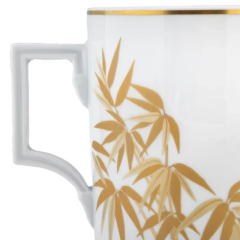 Cosmopolitan Golden Bamboo Espresso Cup & Saucer