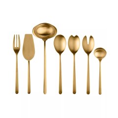 Linea Ice Oro 7 pc Serving Set