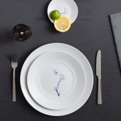 Cosmopolitan Blue Orchid Large Dinner Plate