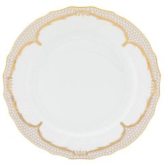 Golden Elegance Dinner Plate