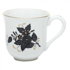 Chinese Bouquet Black Mug