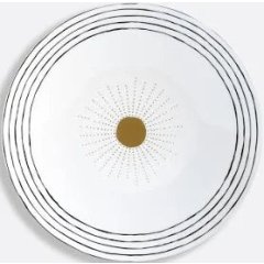 Aboro Dessert/Salad Plate - Gold Dot