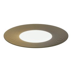 Bolero Iridescent Charger Plate -  Brown