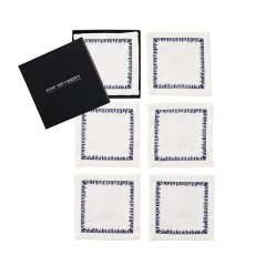 Filament Cocktail Napkins in Navy