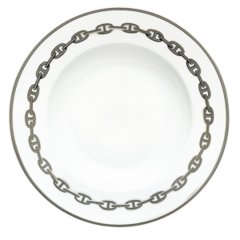 Chaine d'Ancre Platinum Soup Plate