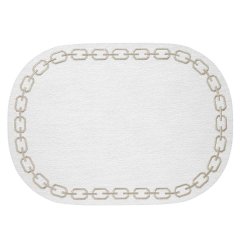 Chains Oval Placemat, Set of 4