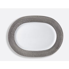 Ecume Platinum 17" Oval Platter