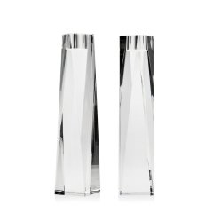 Freedom Crystal Candlesticks, Set of 2