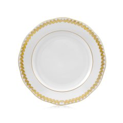 Golden Laurel Dessert Plate