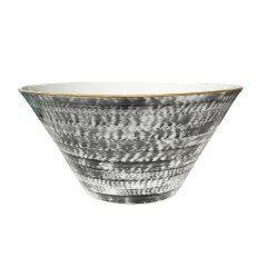 Agate Black Serving Bowl