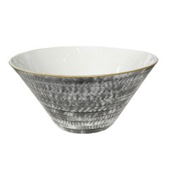 Agate Black Serving Bowl