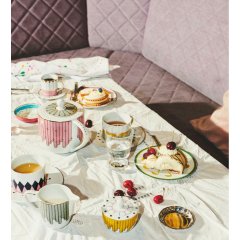 Velvet Morning, Espresso Cup and Saucer