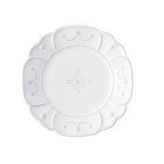 Jardins du Monde Whitewash Dessert/Salad Plate, Set of 4