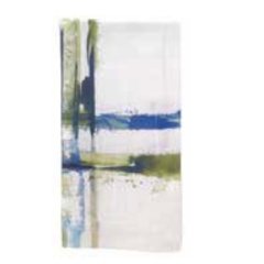 Abstract Grid Seagreen Napkin, Set of 4