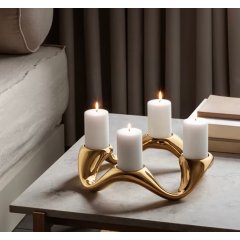 Cobra Round Candleholder