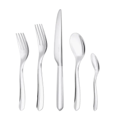 INFINI CHRISTOFLE Silver-Plated 5-Piece Flatware Set