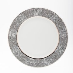 Makassar Platinum Dinner Plate