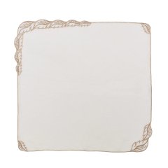 Winding Vines Napkin in White & Natural, Set of 4