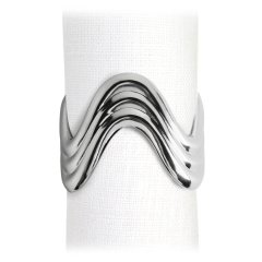 Ripple Napkin Rings, Set of 4