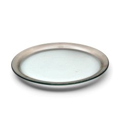 Roman Antique Platinum Dinner Plate