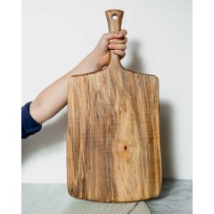 Cherry Wood Serving Board With Handle