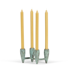 Green Patina Candleholder