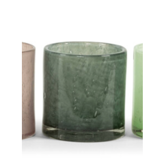 Thick Cylinder Votive - Green