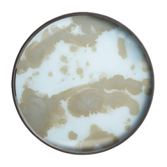 Mist Gold Organic Small Glass Tray