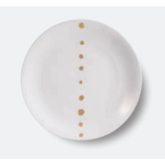 Golden Pearls Dinner Plate