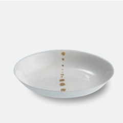 Golden Pearls Soup Plate