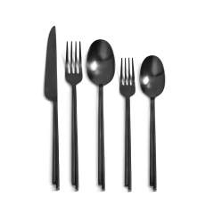 Black Dune 5 Pc Flatware