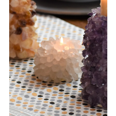 Quartz Candle Holder