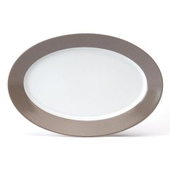 Seychelles Oval Platter - Taupe