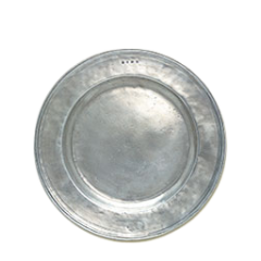 Pewter Round Platter Large