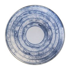 Agate [27Marine] Dinner Plate - Platinum Rim