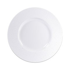 Ecume White Service Plate