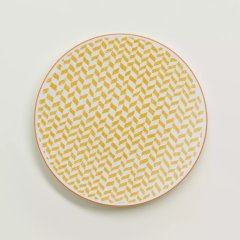 A Walk in the Garden Yellow Dinner Plate