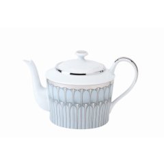 Arcades Grey and Platinum Teapot