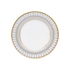 Arcades Grey Gold Salad Plate Set of 4