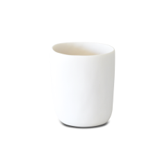 White Round Waste Basket