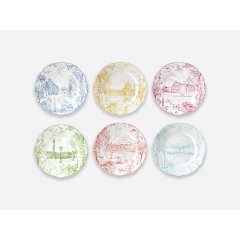 Tout Paris - Set of 6 Assorted Dinner Plates