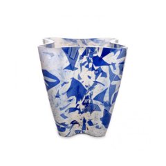 Blue Bucket Vase