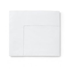 Celeste White Full/Queen Flat Sheet