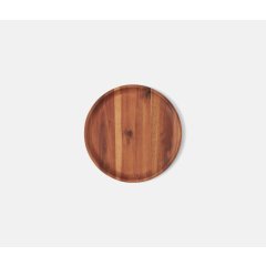 Kennedy Acacia Wood Bread Plate, Set of 4