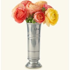 Footed Cylinder Vase