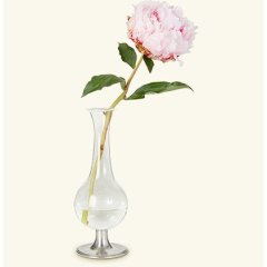 Footed Glass Vase