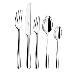 Fusain Stainless Steel Flatware, 5 Piece Set