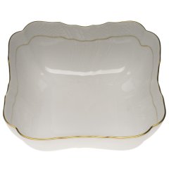 Golden Edge Square Bowl