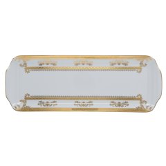 Orsay White Rectangular Cake Platter