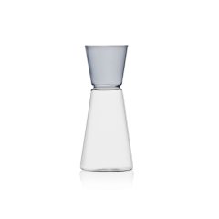 High Rise Pitcher Clear/Smoke